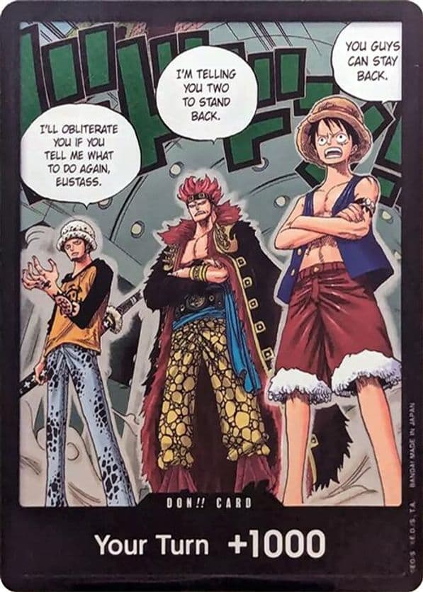 DON!! Card (Trafalgar Law, Eustass Kid and Monkey.D.Luffy) (Double Pack Set Vol. 4)