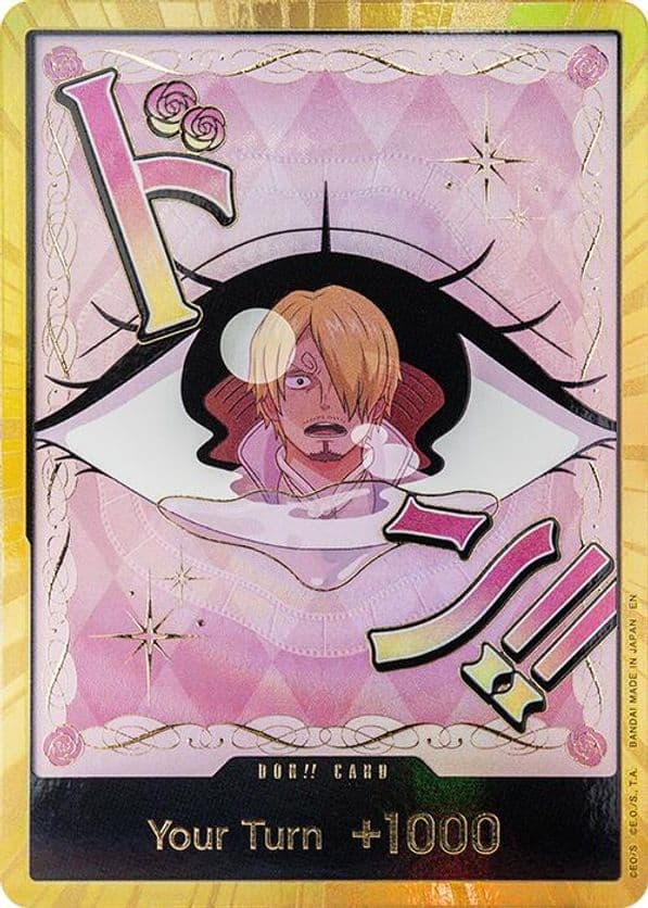 DON!! Card (Pudding) (Gold)