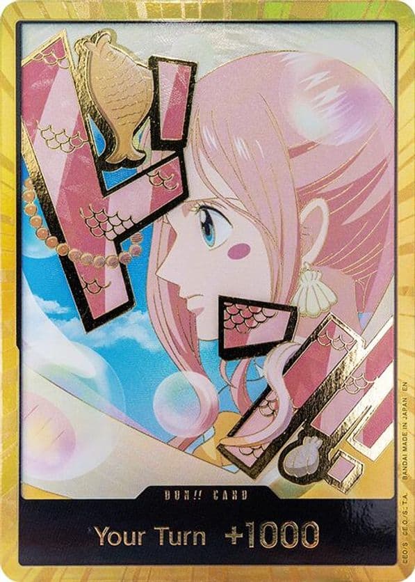 DON!! Card (Shirahoshi) (Gold)