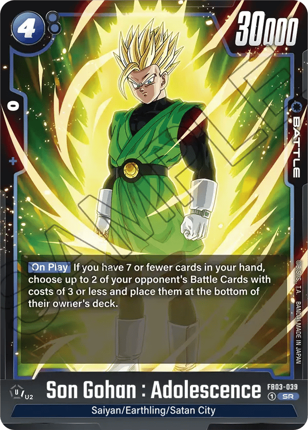 Son Gohan : Adolescence