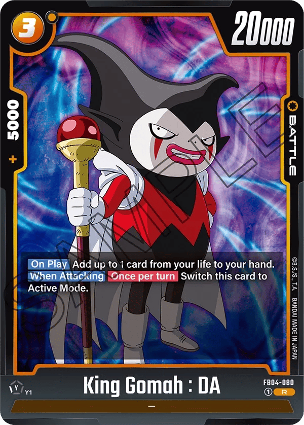 King Gomah : DA