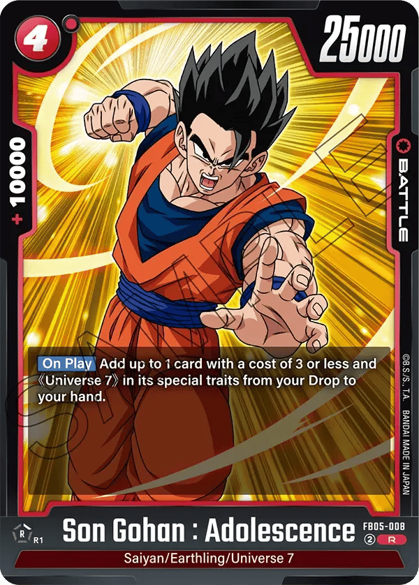 Son Gohan : Adolescence