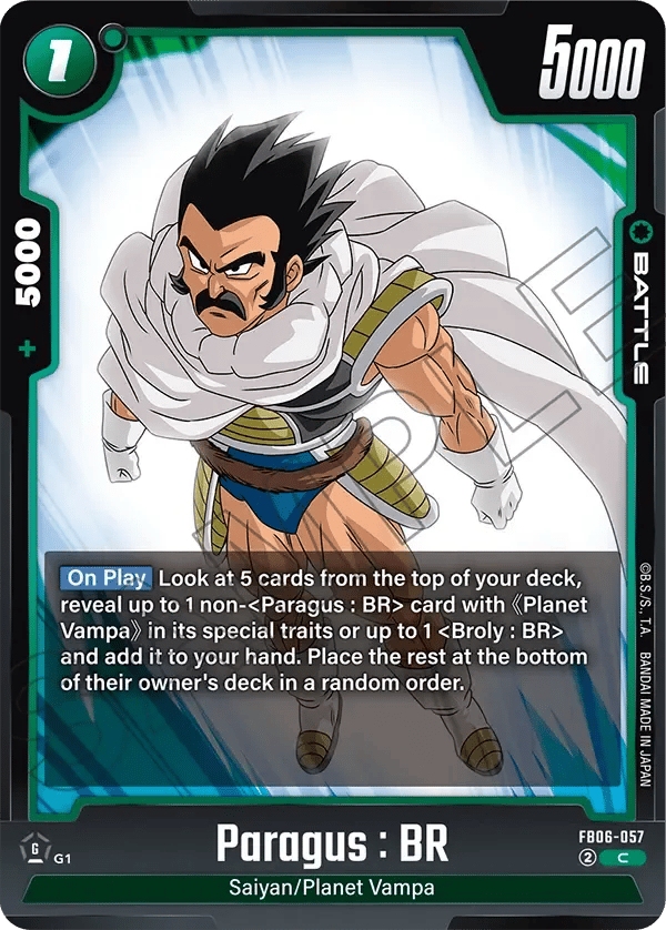 Paragus : BR