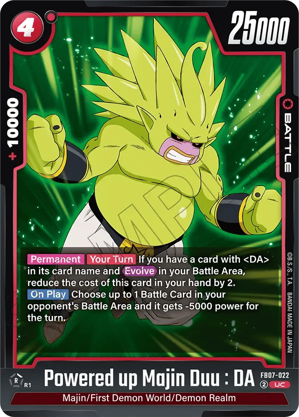Powered up Majin Duu : DA