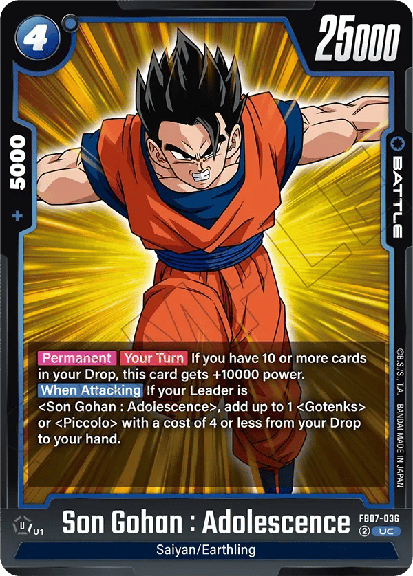 Son Gohan : Adolescence
