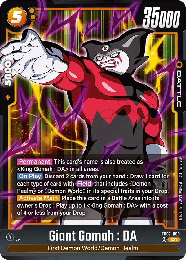 Giant Gomah : DA