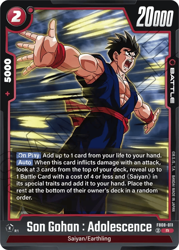 Son Gohan : Adolescence