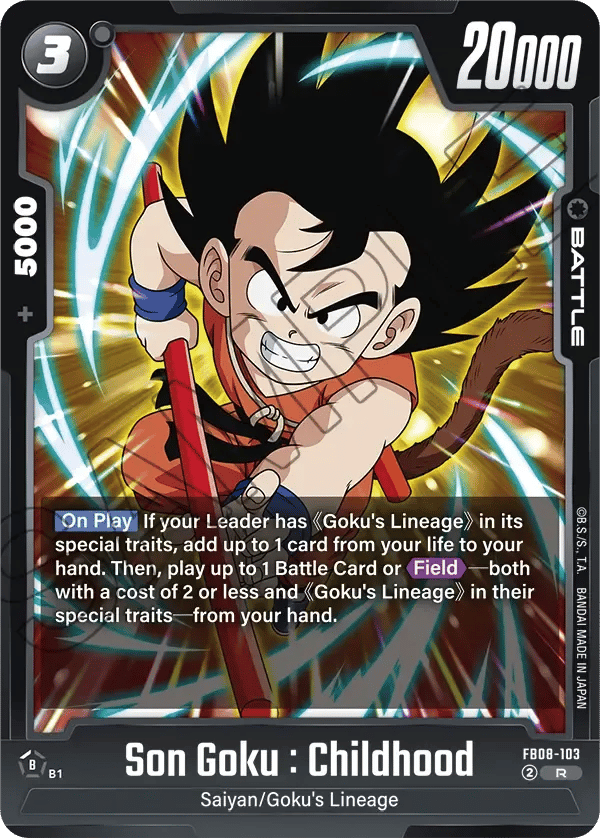 Son Goku : Childhood
