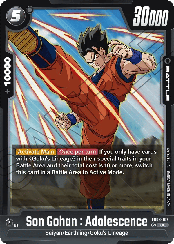 Son Gohan : Adolescence