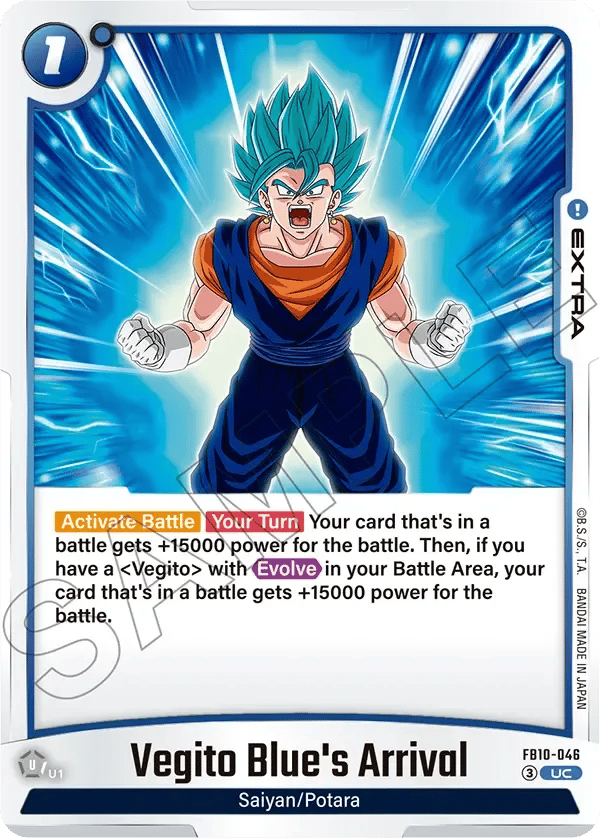 Vegito Blue's Arrival
