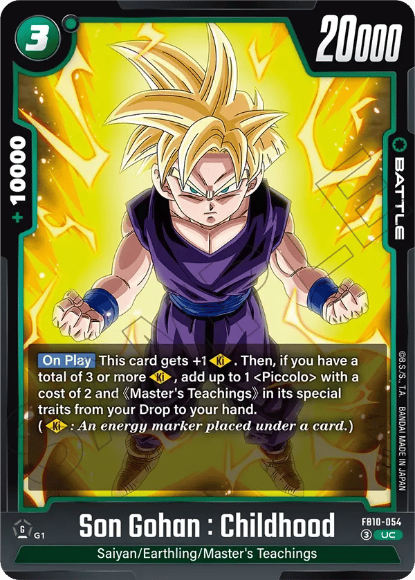 Son Gohan : Childhood