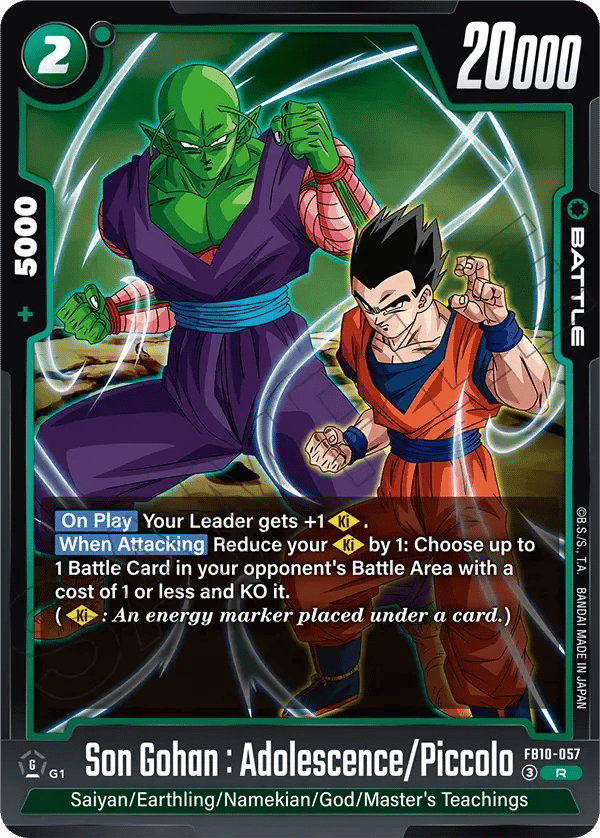 Son Gohan : Adolescence/Piccolo