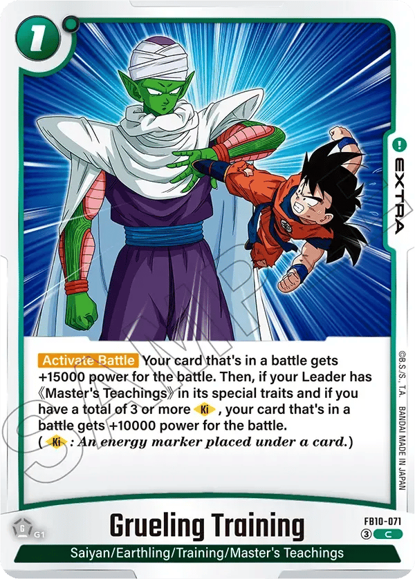 Grueling Training