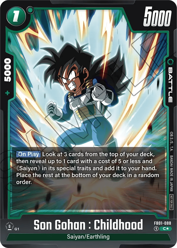 Son Gohan : Childhood