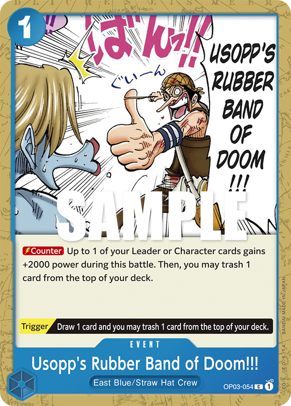Usopp's Rubber Band of Doom!!!