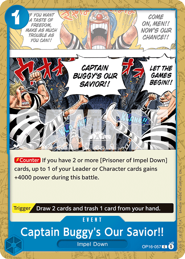 Captain Buggy's Our Savior!!